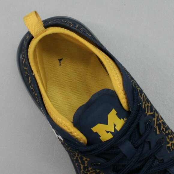 Nike Men's 9 Jordan Trainer 1 Low Michigan Wolverines Shoes Sneakers 845403-420 - Picture 7 of 12